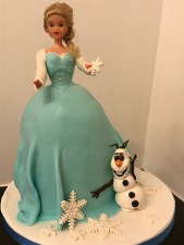 Elsa & Olaf Cake